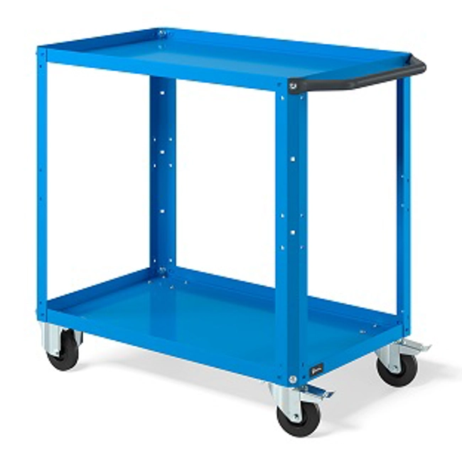 Vendita online Carrello Clever 0904 Small mm.904x515x817H - Blu RAL5012